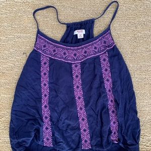 Pink and purple top
